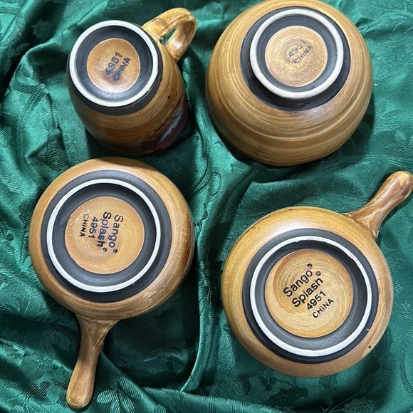 Sango Splash Pattern 4951 VTG SET - Picture 2 of 6